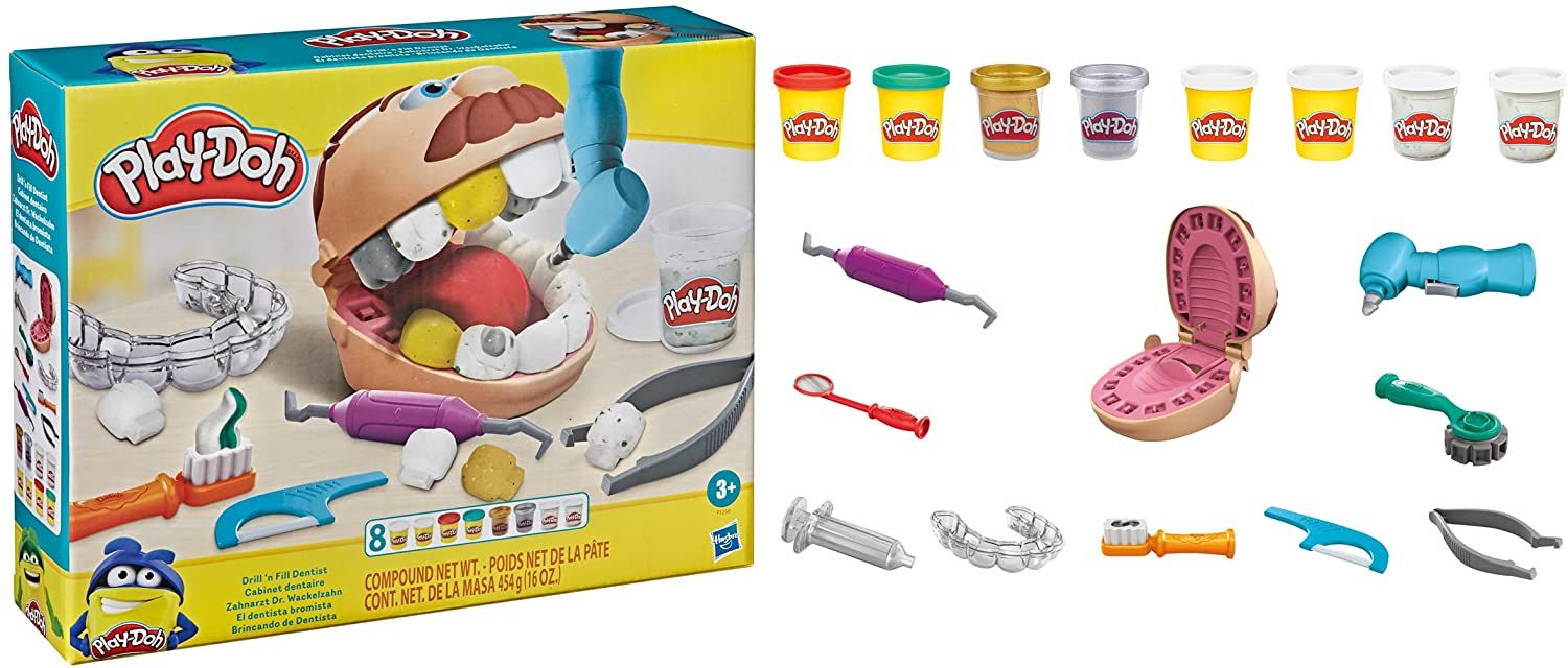 Play-Doh Drill 'N Fill Dentist Playset F1259