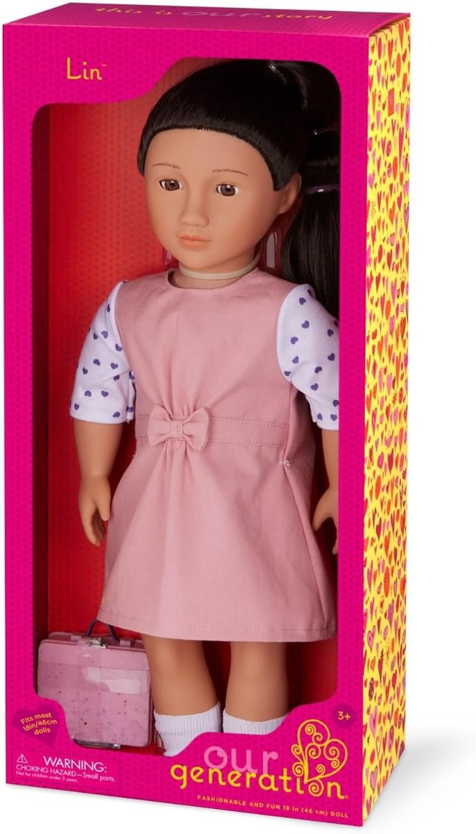 Our Generation Lin Doll With School Uniform