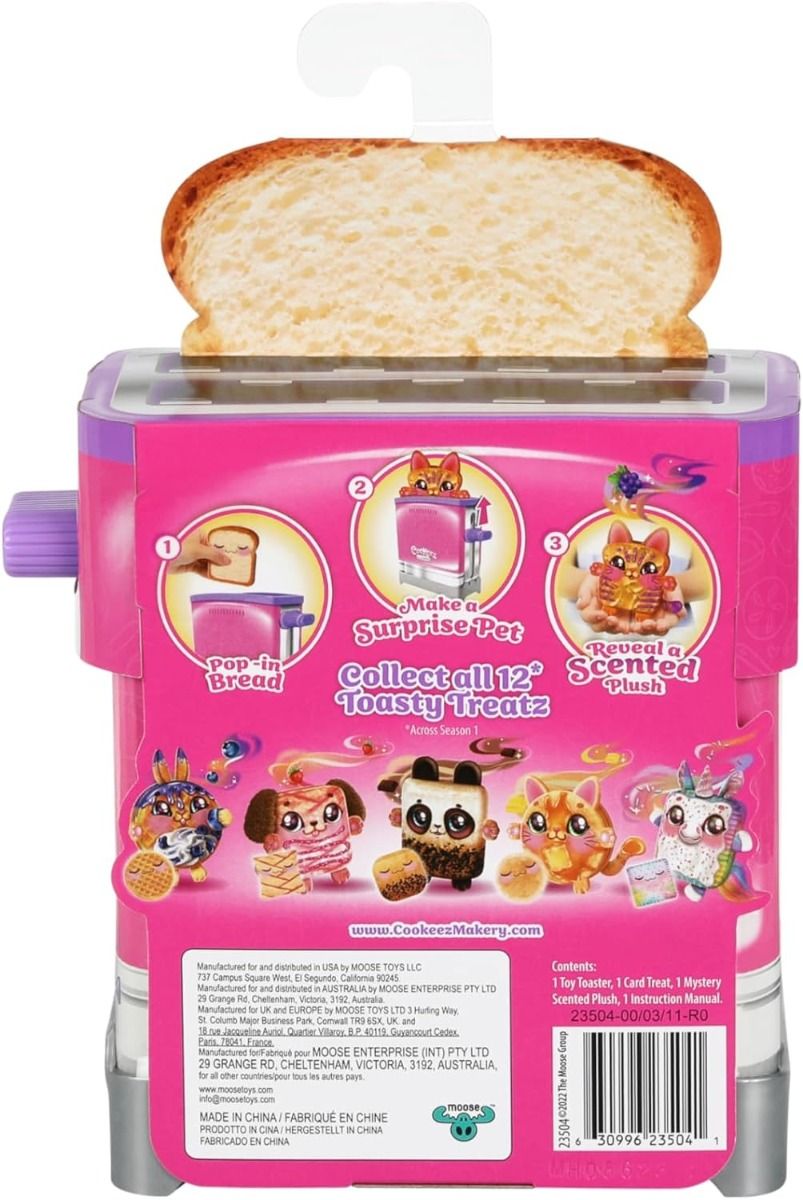 Cookeez Makery Toasty Treatz Toaster With Scented Plush