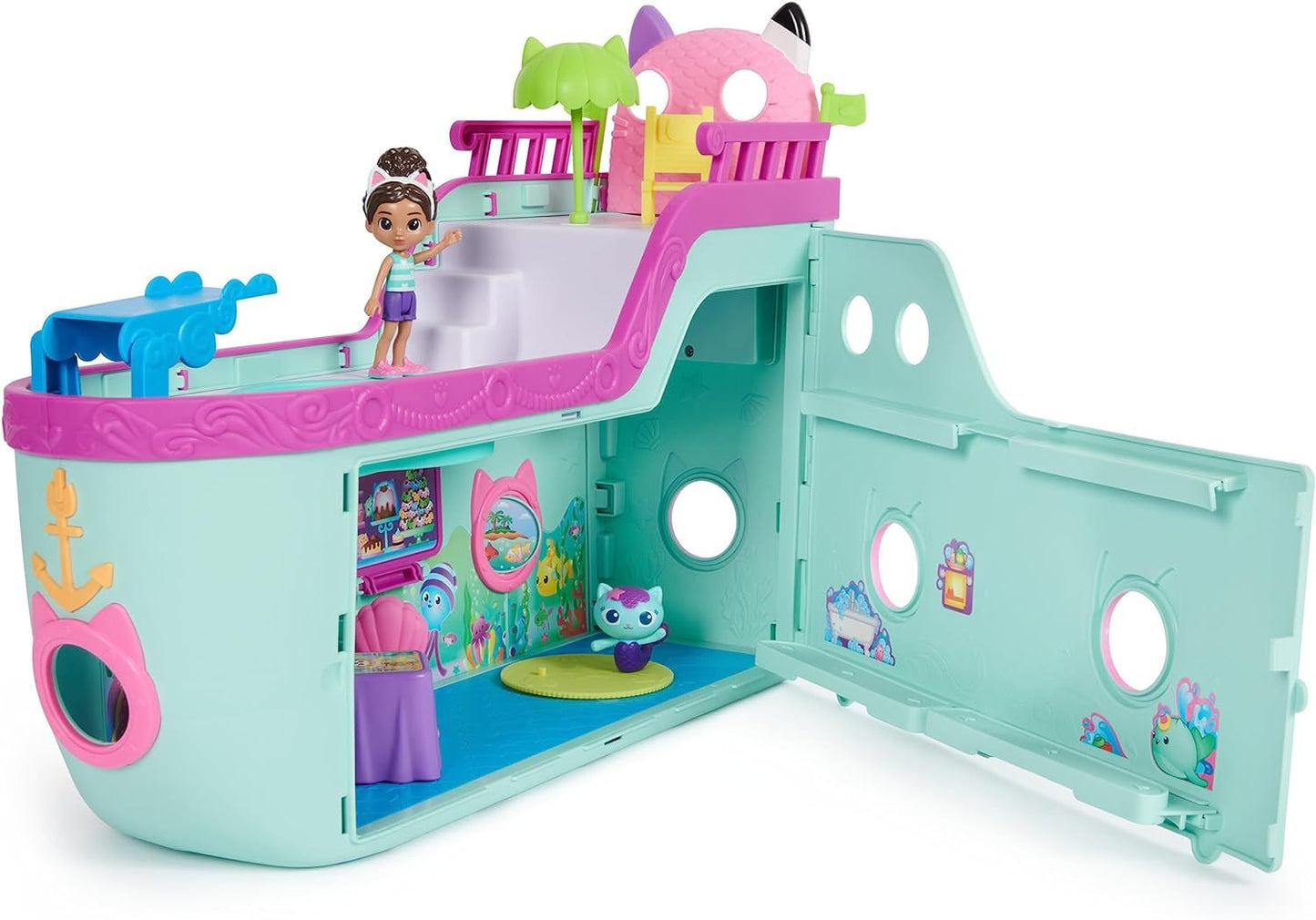 Gabby's Dollhouse Cruise Ship Playset