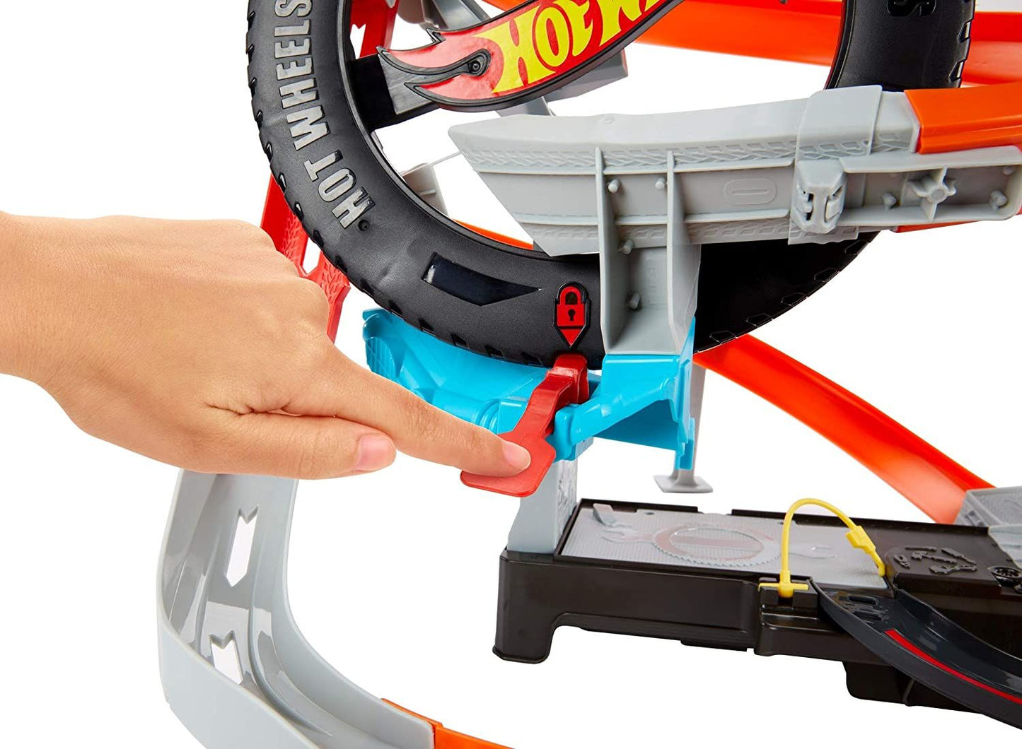 Hot Wheels Hyper-Boost Tire Shop Playset GJL16