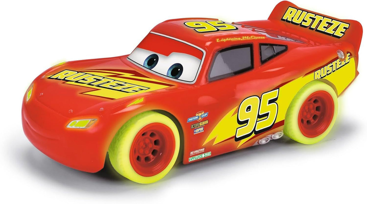 Jada Toys - Lightning McQueen as RC Glow Racer Single Drive