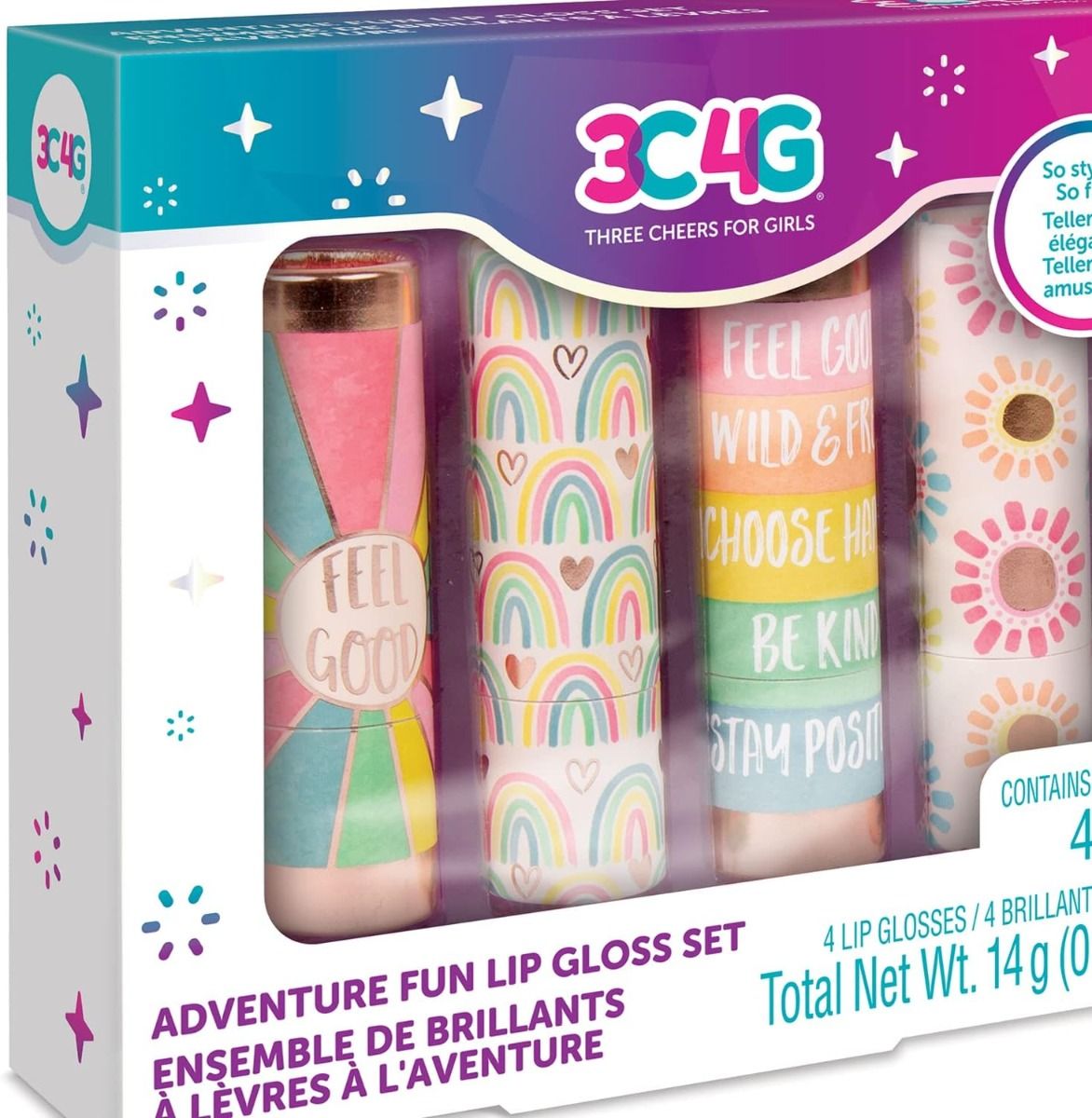 3C4G Adventure Fun Lip Gloss Set 10055