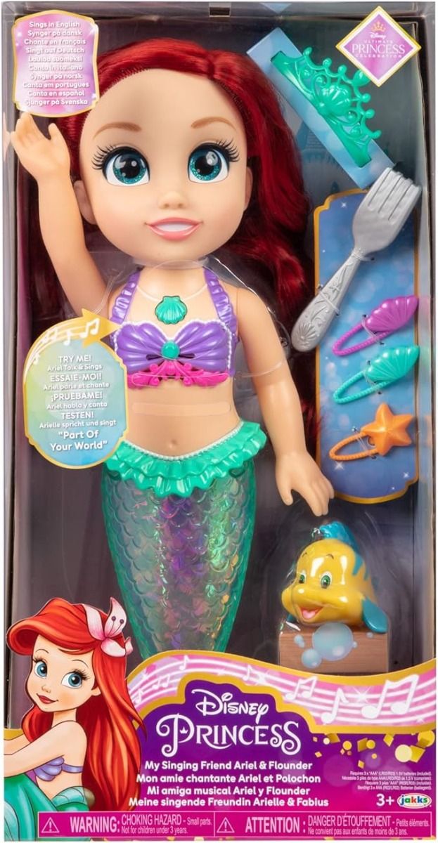 Disney Princess My Singing Doll Ariel & Flounder 224926