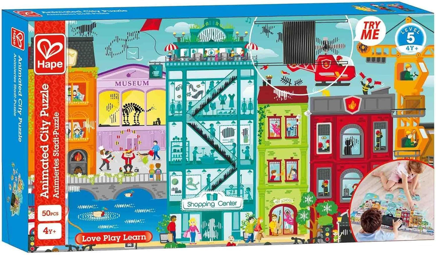 Hape Animated City Puzzle E1629