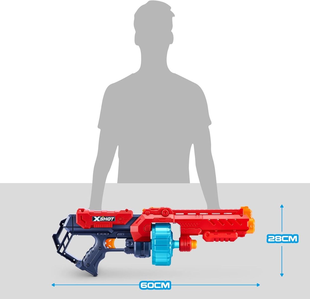 X-Shot Excel Turbo Fire Blaster With Darts 36270