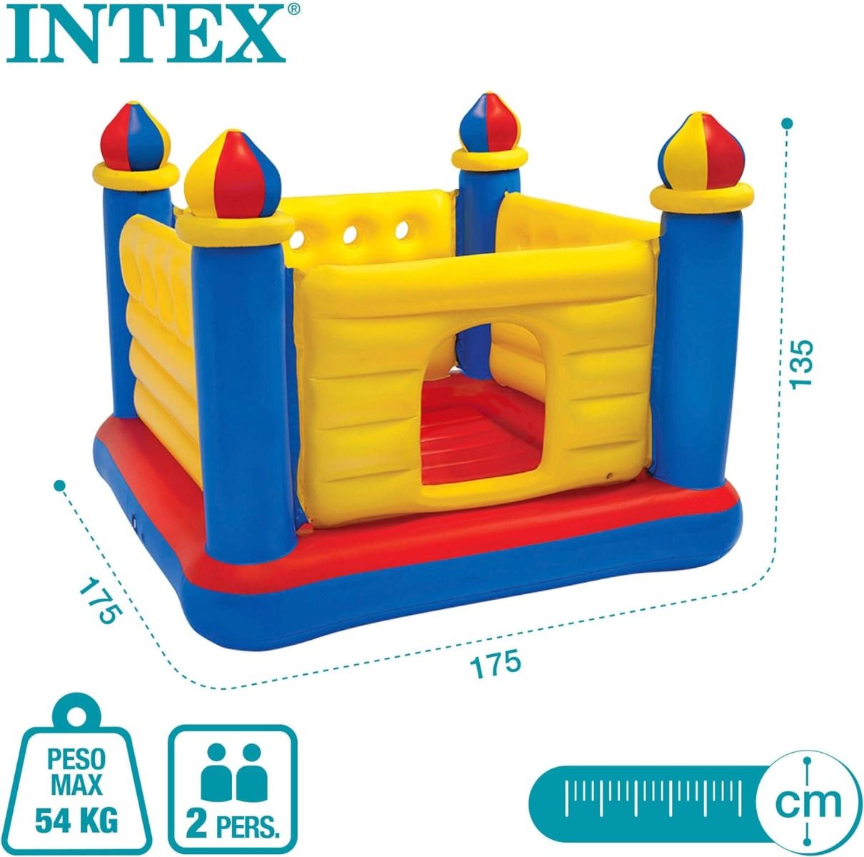 Intex Jump-o-lene Castle Bouncer Age 3-6 48259