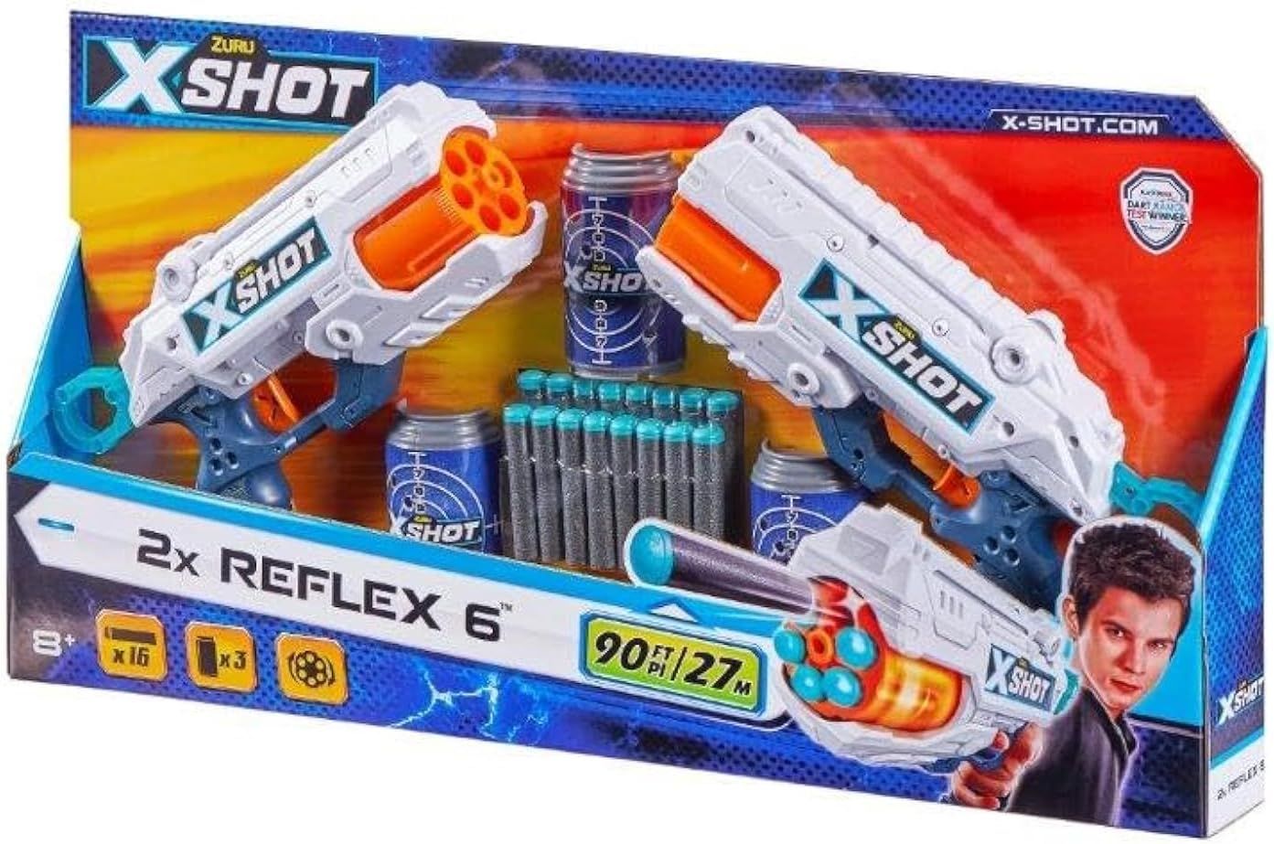 X-Shot Excel Reflex 6 Double Pack 36434