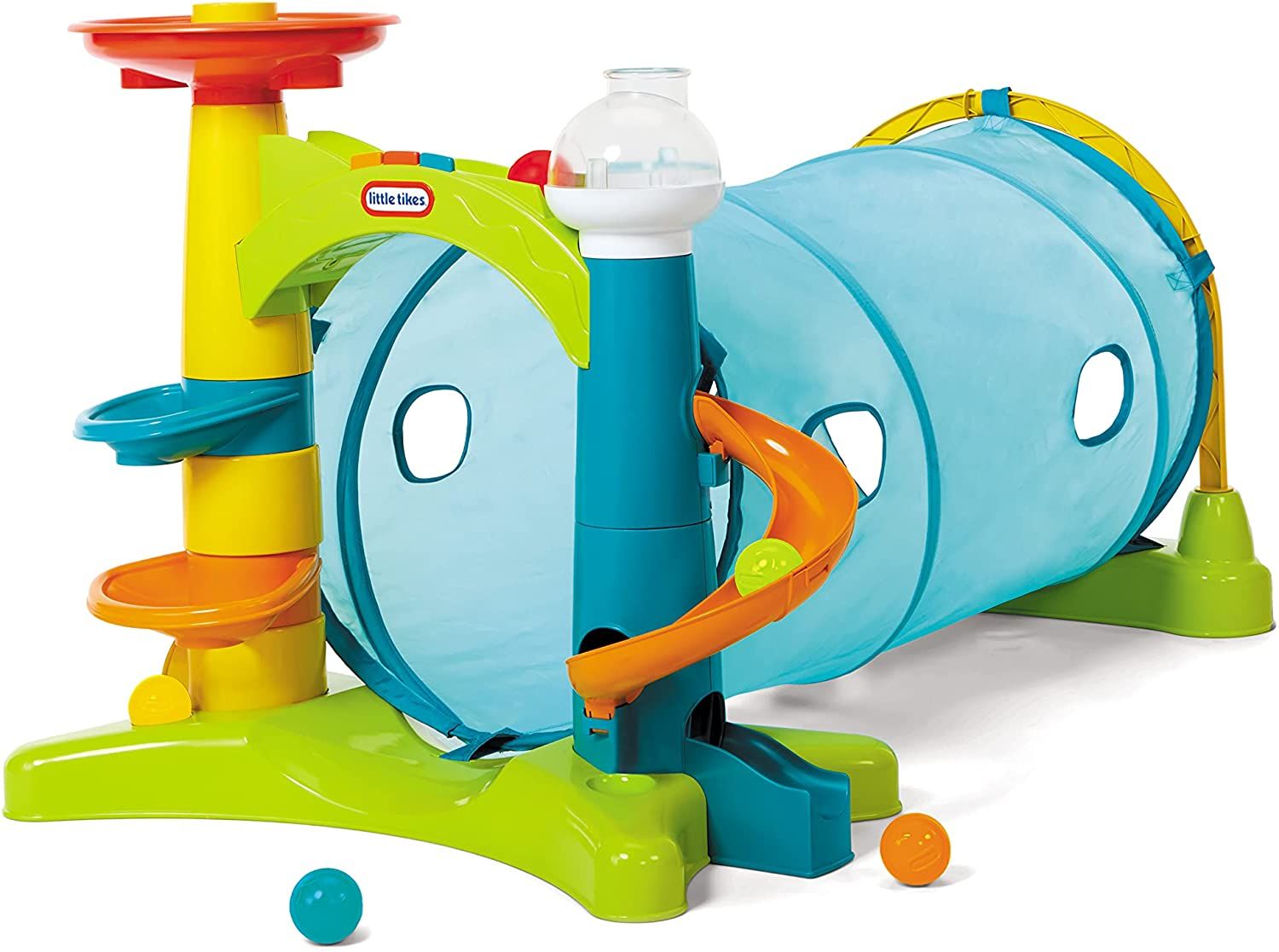 Little Tikes Learn & Play 2-In-1 Activity Tunnel With Ball Drop