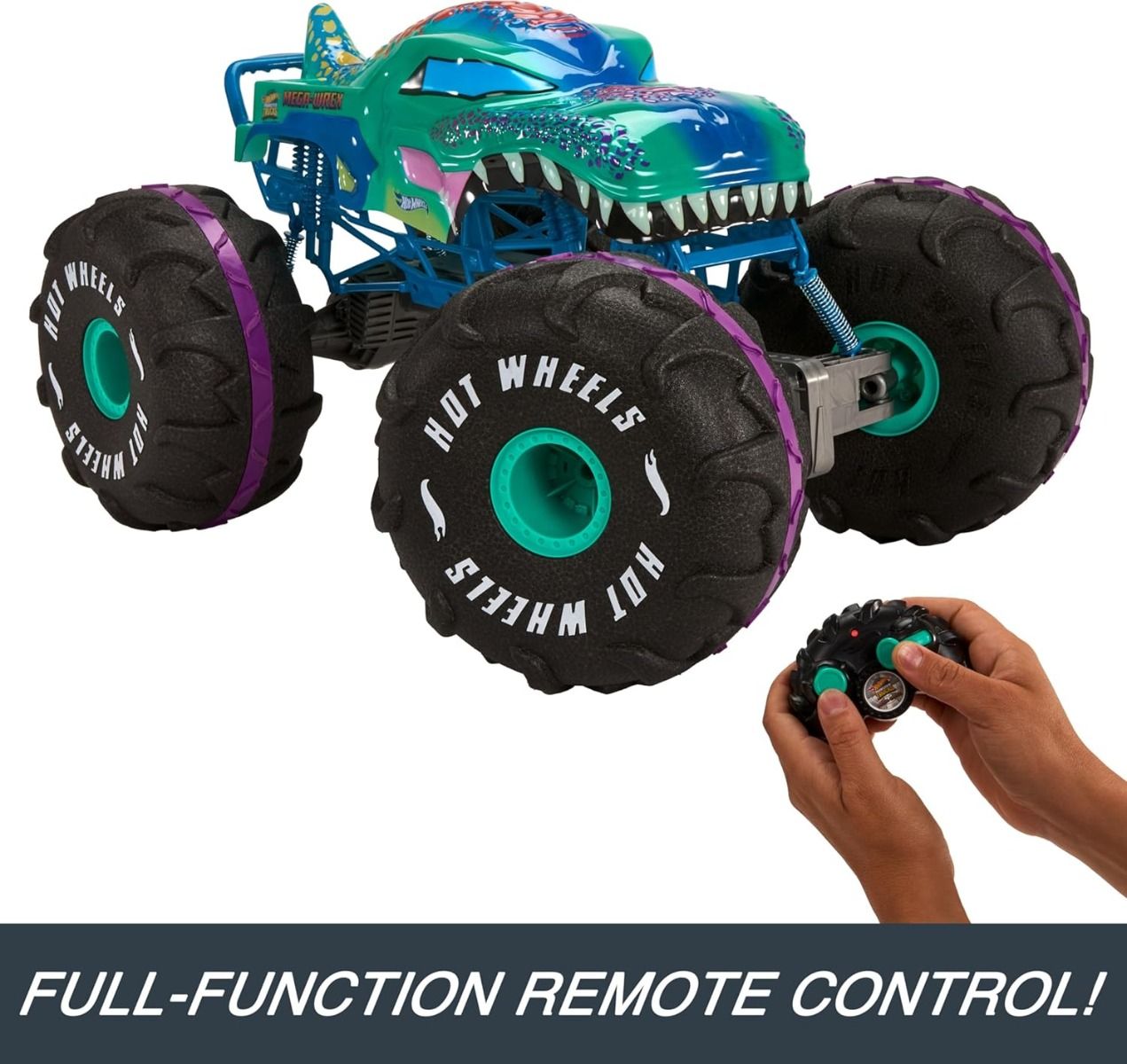 Hot Wheels Mega-Wrex Monster Truck RC Vehicle 1:6 Scale HYB95