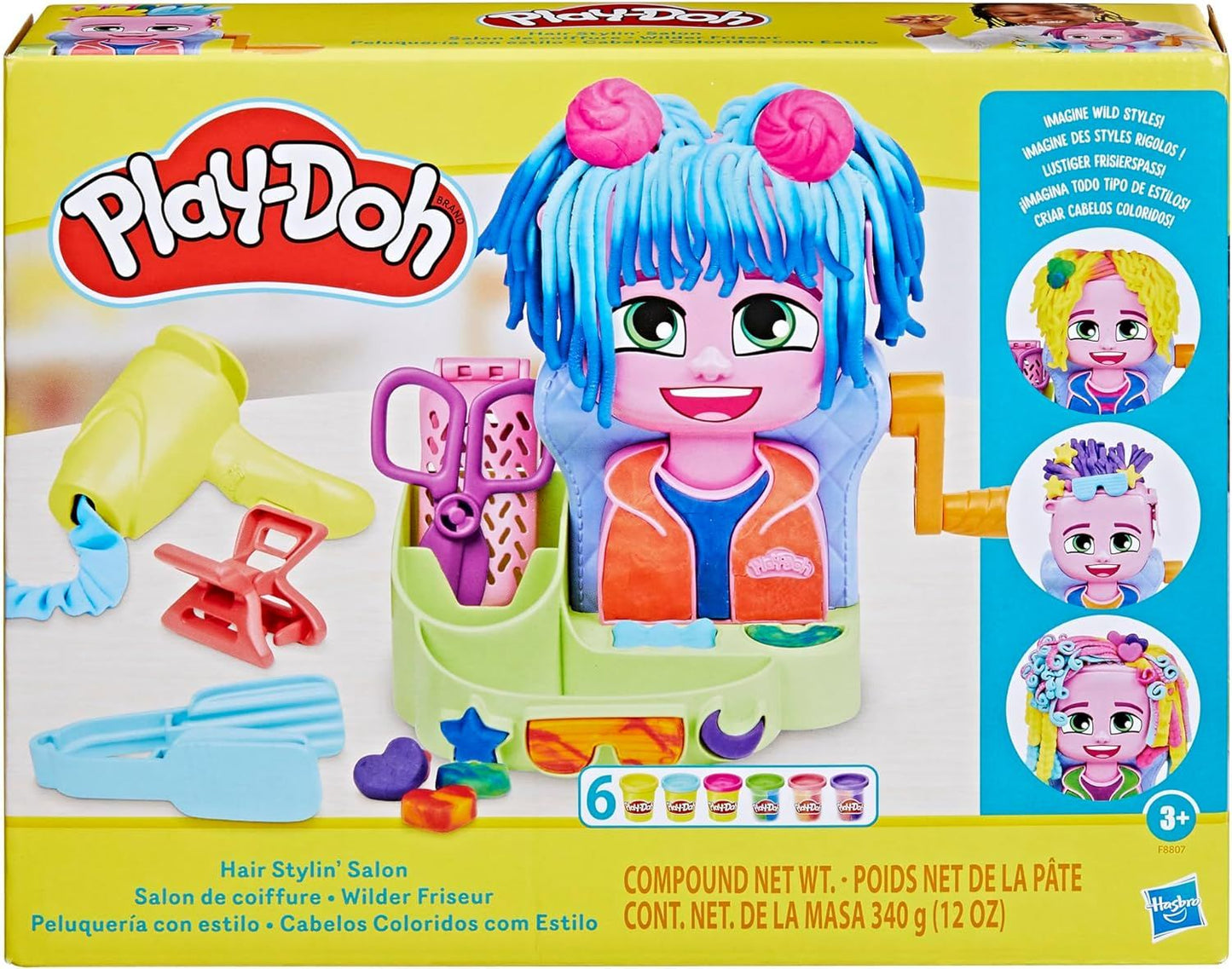 Play-Doh Hair Styling Salon Playset F8807