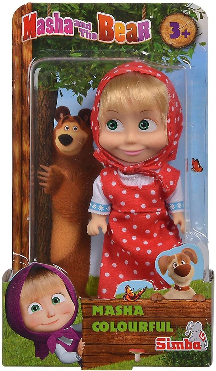 Masha and The Bear Colorful Doll 12cm 109301678