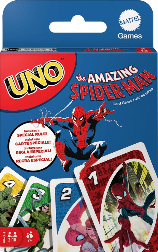 Mattel Games UNO The Amazing Spider-Man Card Game for Kids