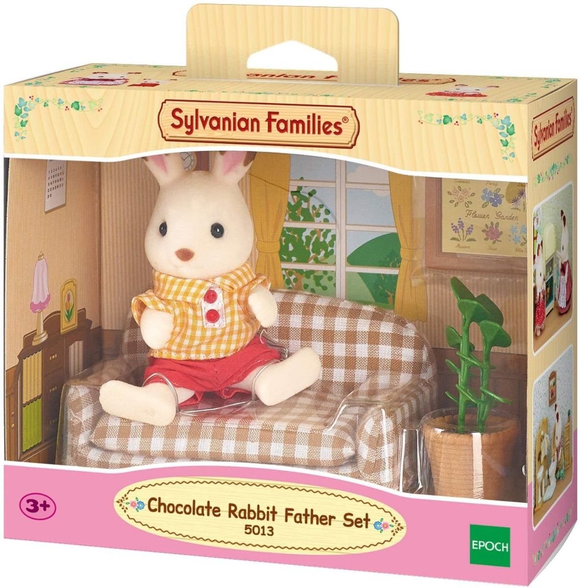 Sylvanian Families Chocolate Rabbit Father Set 5013