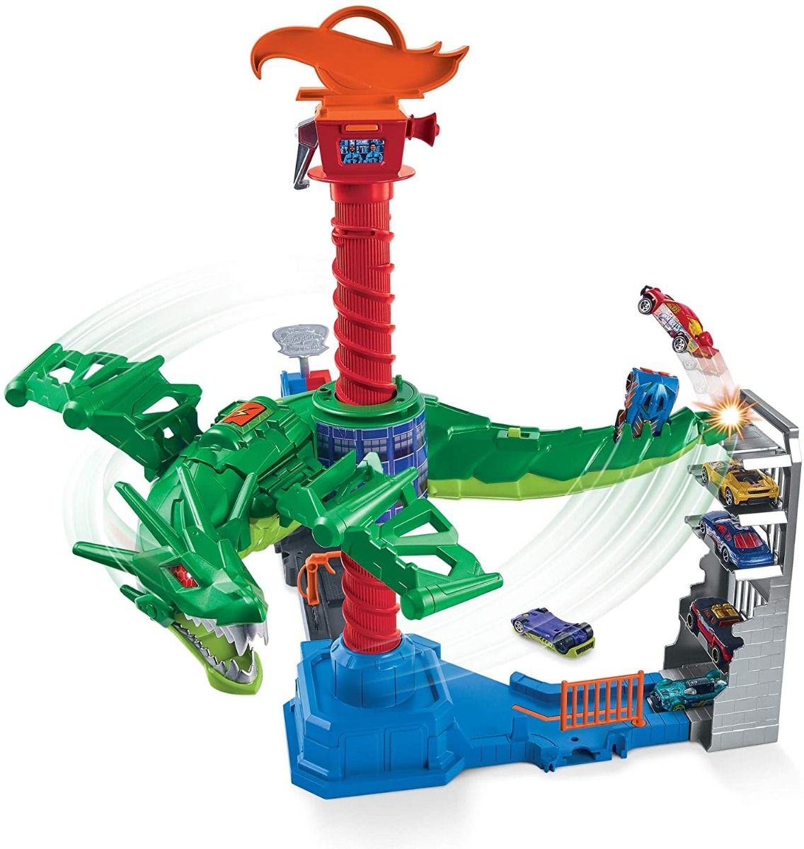 Hot Wheels City Air Attack Dragon Playset GJL13