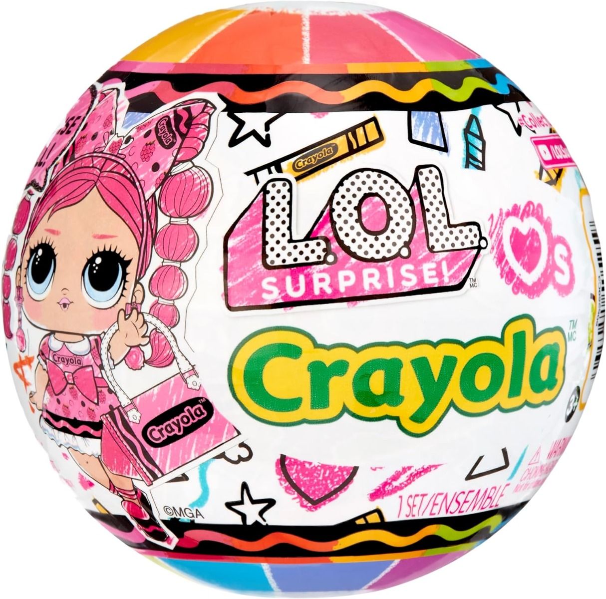 LOL Surprise Loves Crayola Tots Asst MGA-505259