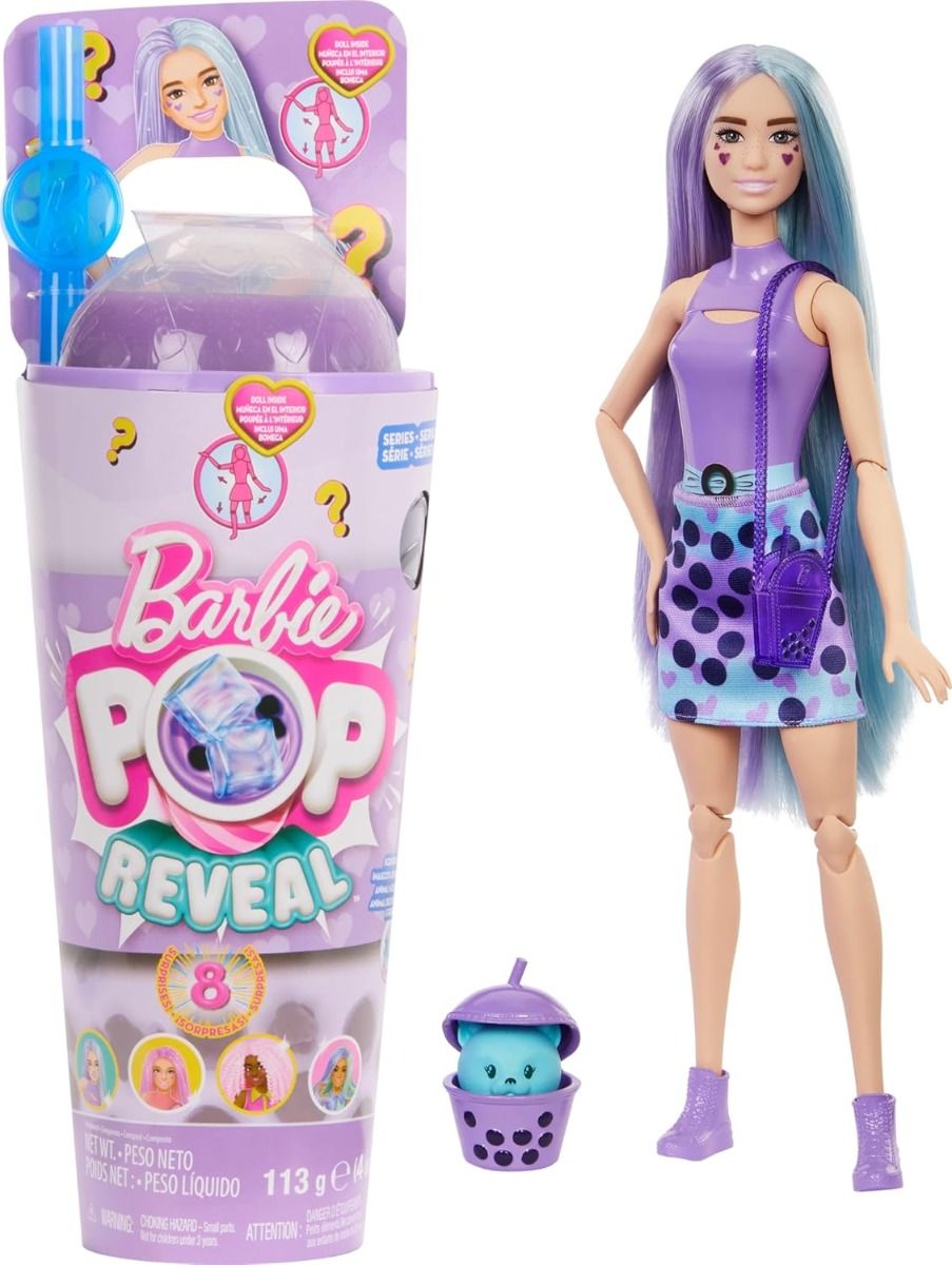 Barbie Pop Reveal Bubble Tea Series - Taro Milk HTJ19