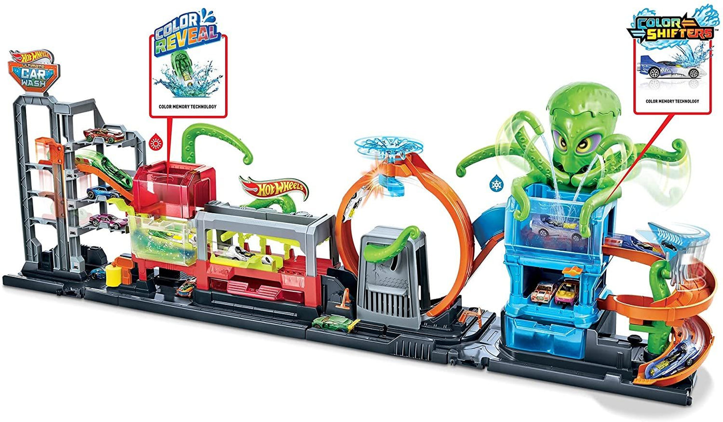 Hot Wheels Ultimate Octo Carwash Playset GTT96