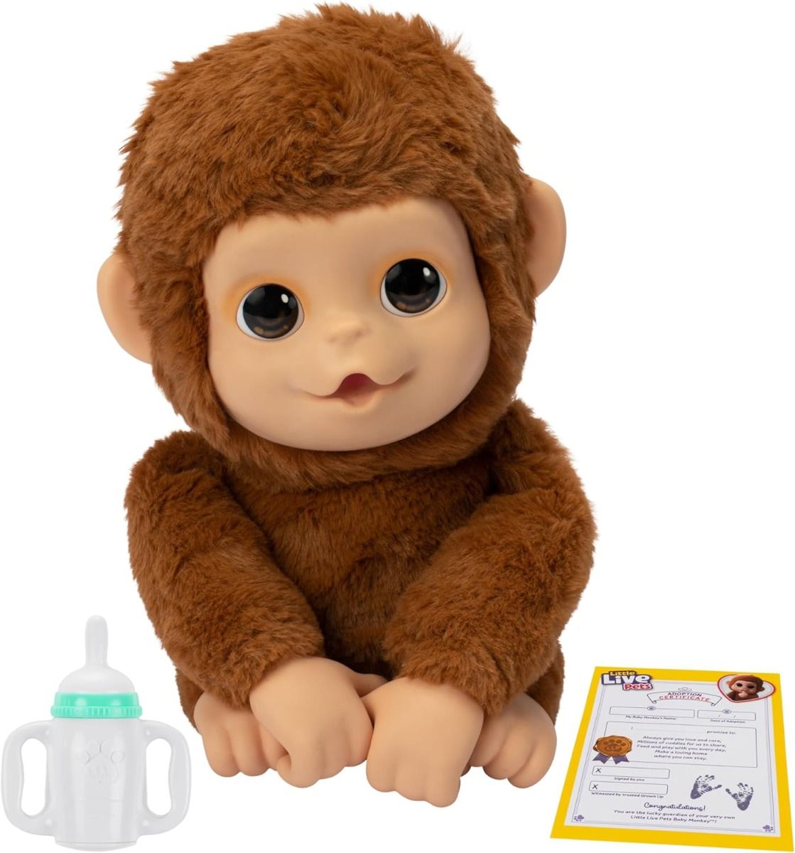 Little Live Pets My Baby Monkey Plush 26558