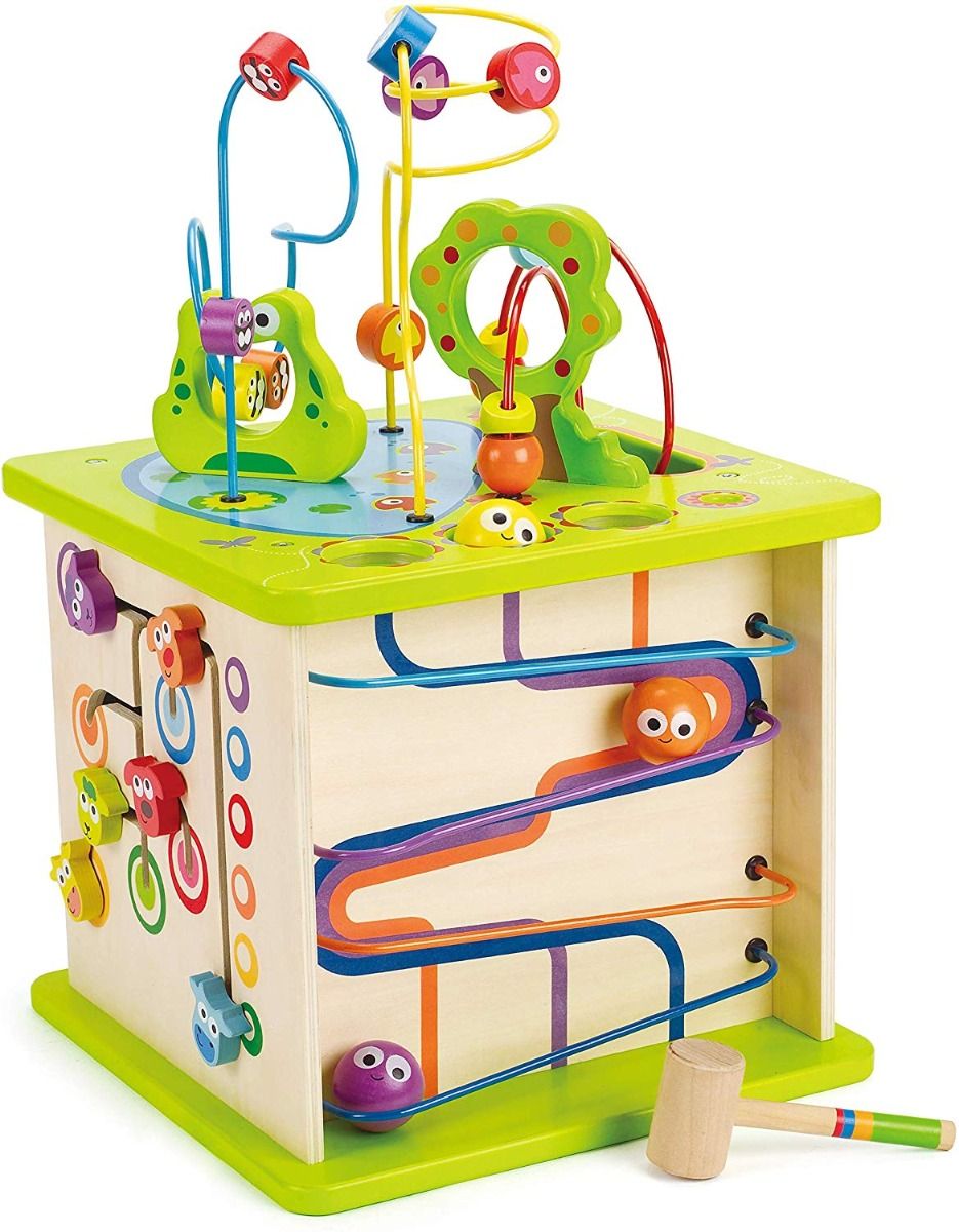 Hape Country Critters Wooden Activity Play Cube