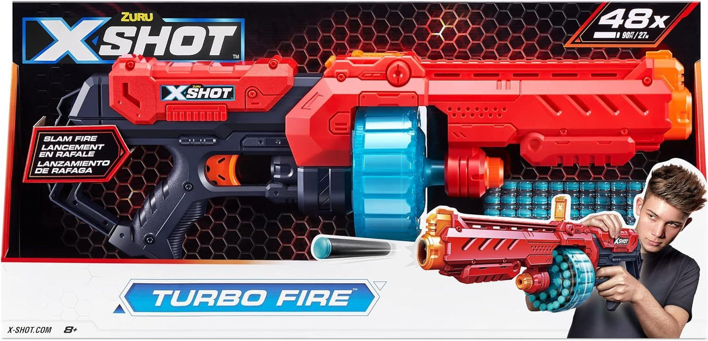 X-Shot Excel Turbo Fire Blaster With Darts 36270