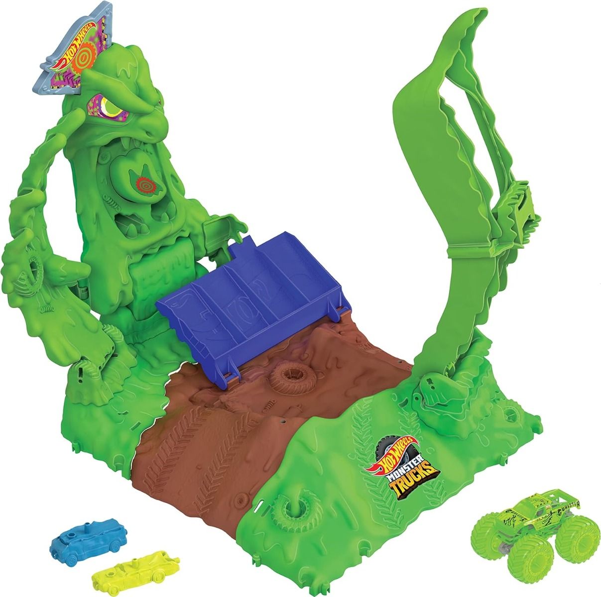 Hot Wheels Monster Trucks Arena Gunkster Ooze Battle HPN72