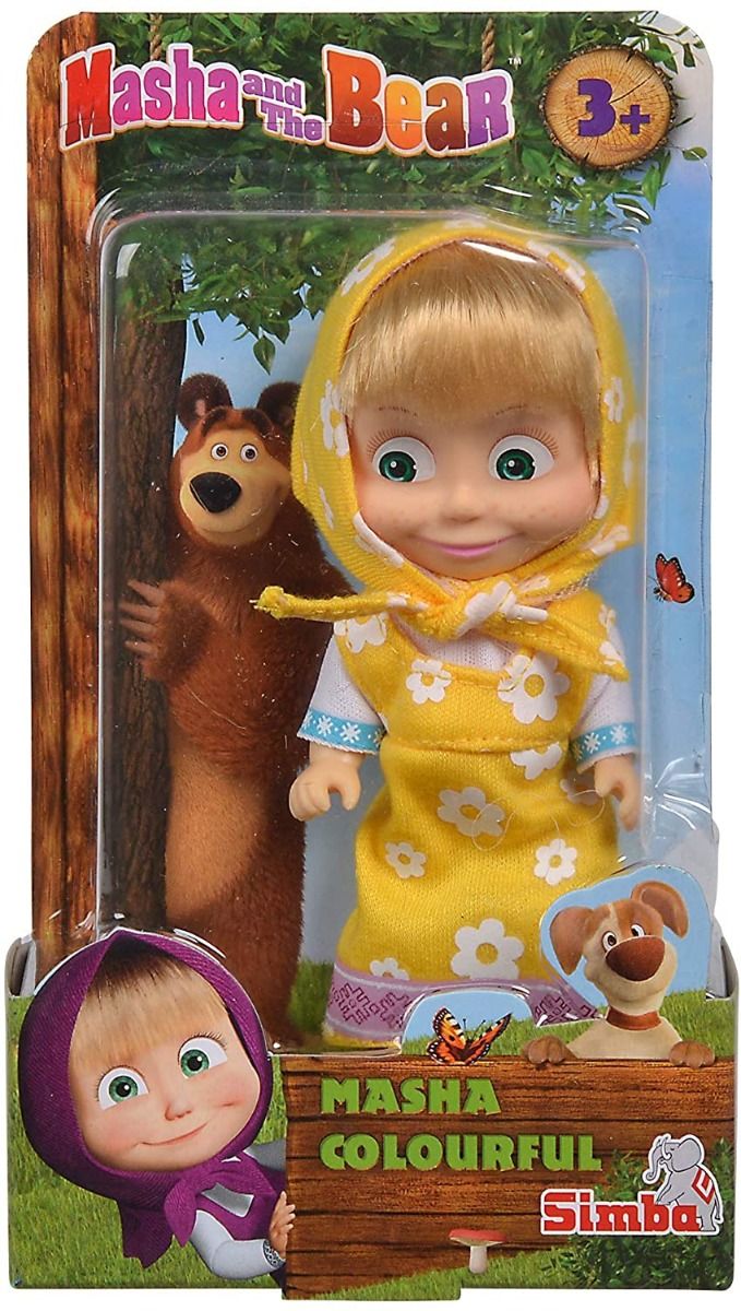 Masha and The Bear Colorful Doll 12cm 109301678