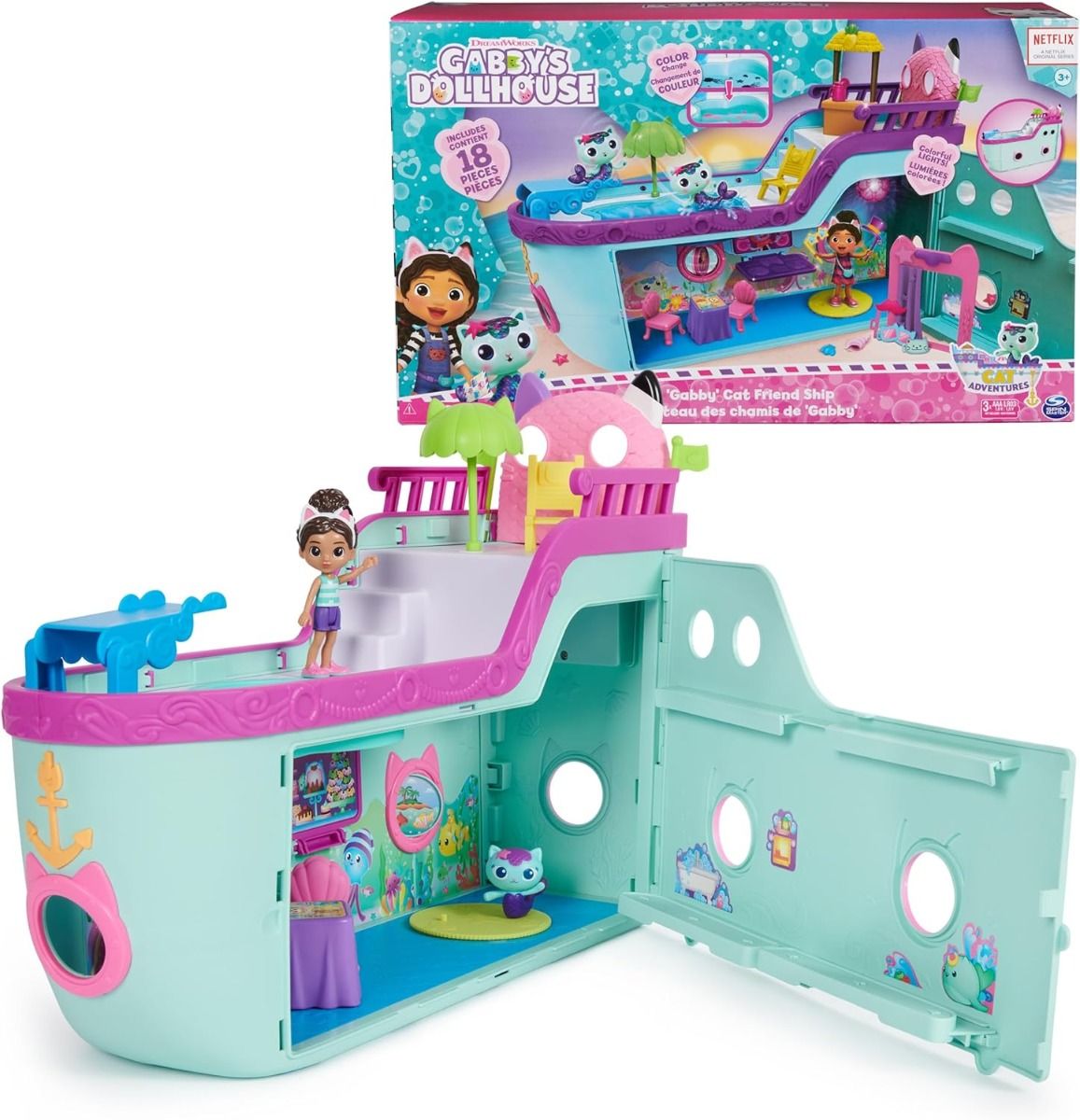 Gabby's Doll House Cat Friend Cruise Ship 6066583