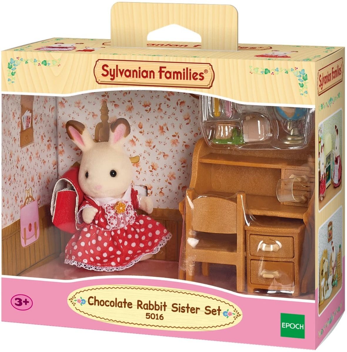 Sylvanian Families Chocolate Rabbit Sister Set 5016