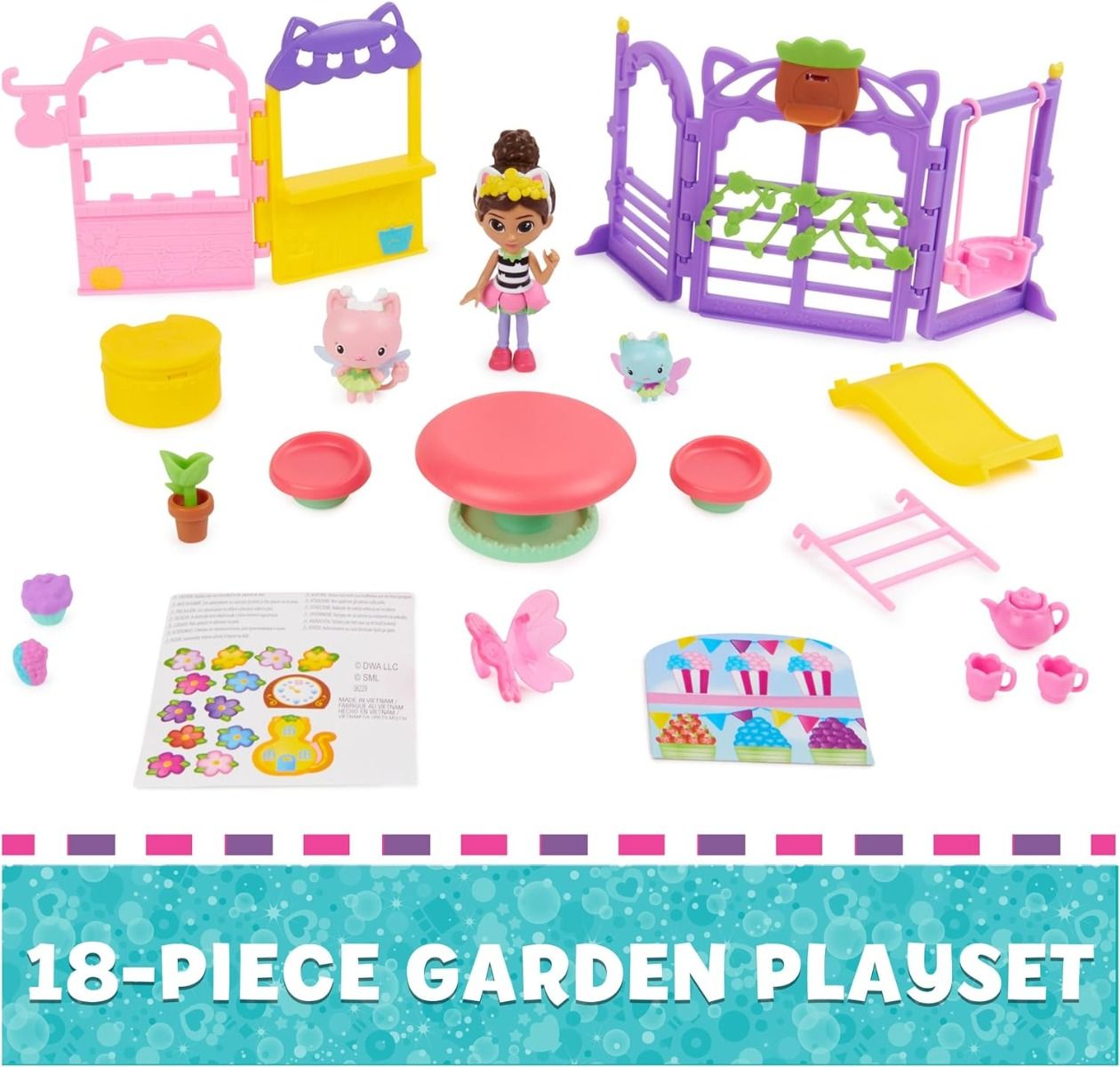 Gabby's Doll House Fairy Garden Party Playset 6065911