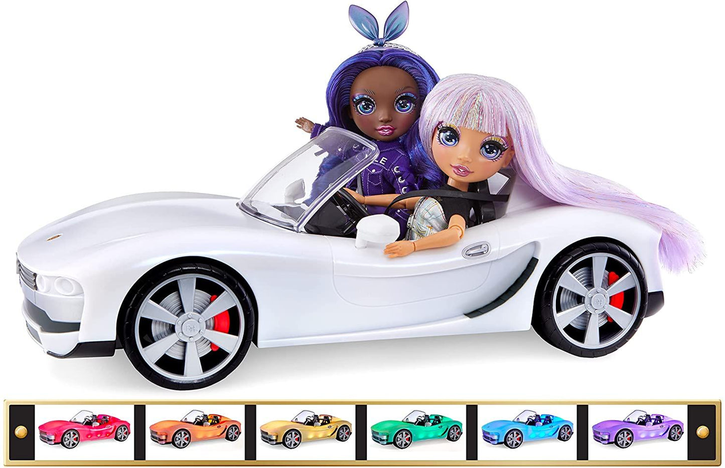 Rainbow High Convertible Colour Change Car Playset MGA-574316