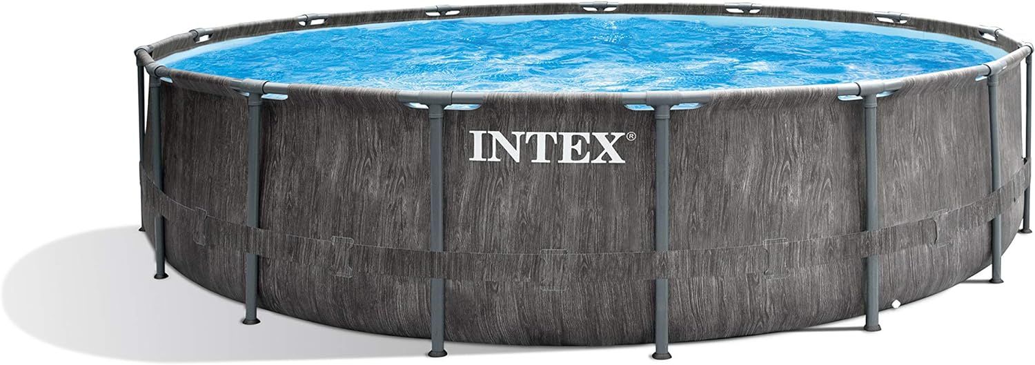 Intex Greywood Prism Round Frame Pool 4.45x1.22cm 26742