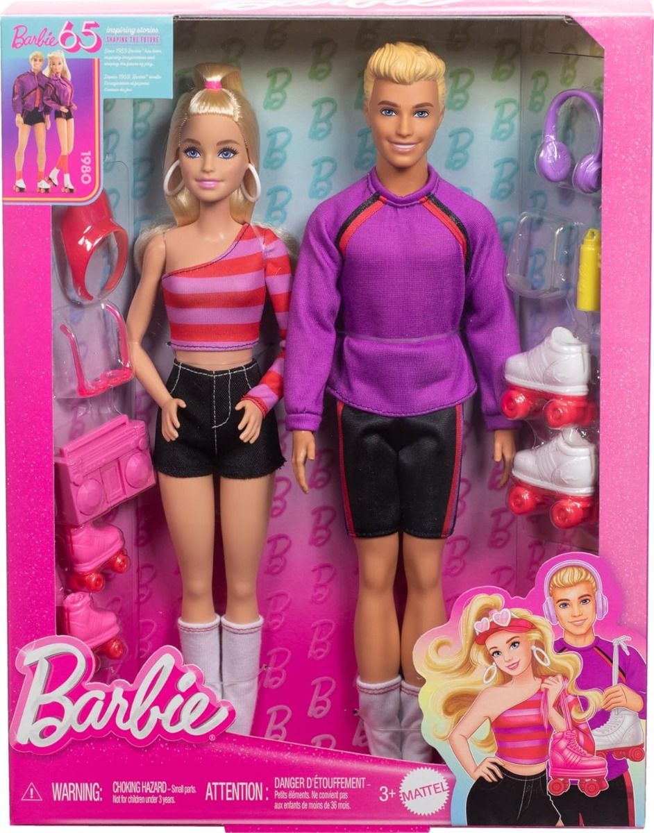 Barbie And Ken Fashion Doll - Pack of 2 HXK90