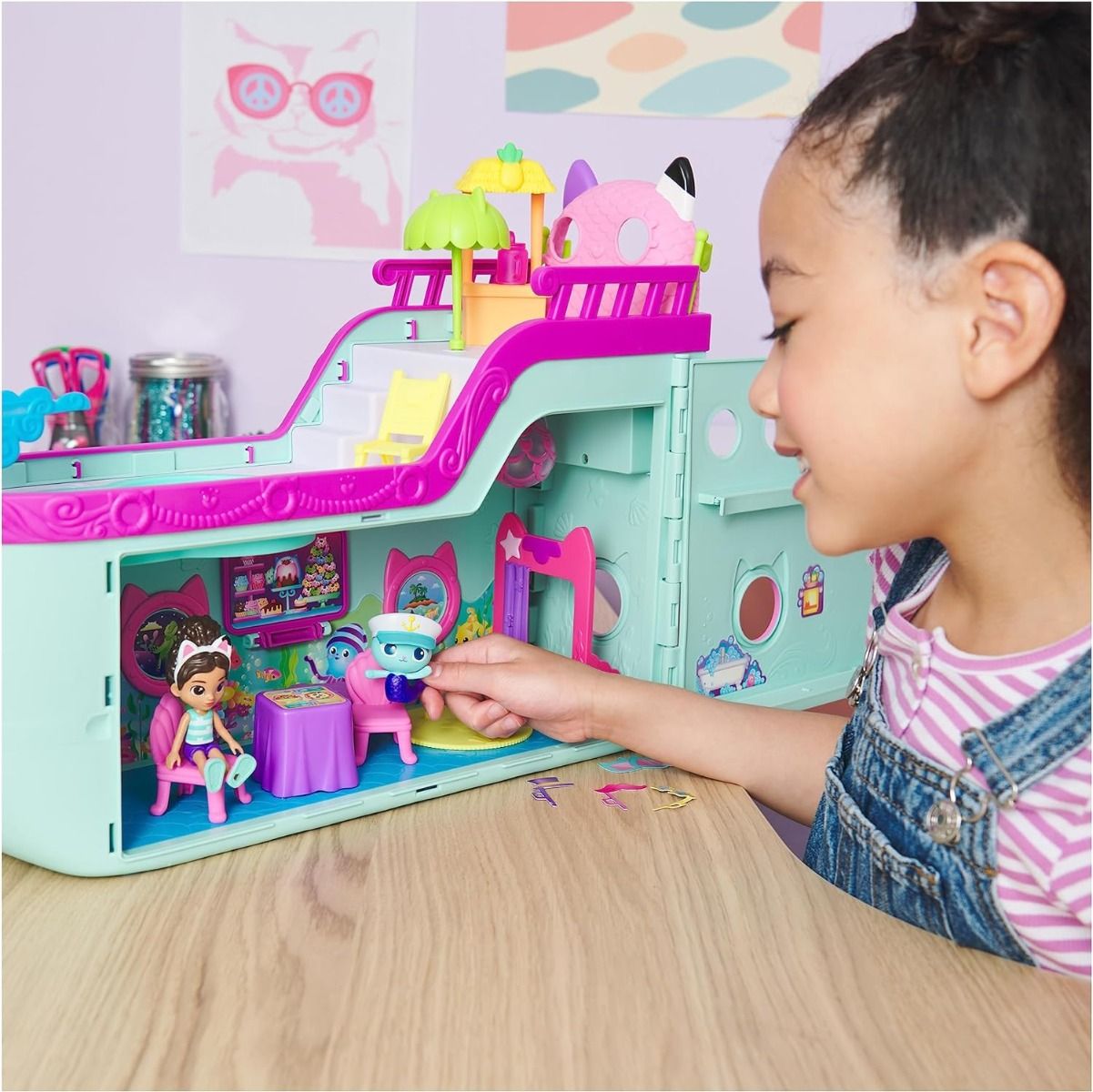 Gabby's Dollhouse Cruise Ship Playset