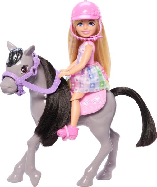 Barbie Club Chelsea & Pony- Blonde Doll HTK29