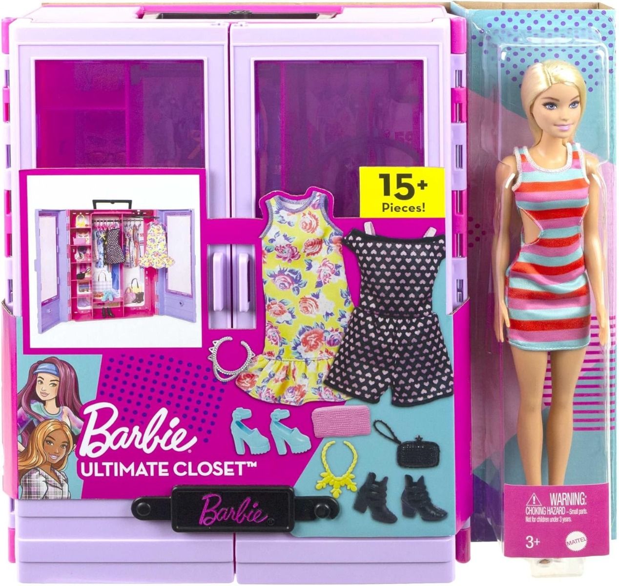 Barbie Fashionistas Ultimate Closet And Doll HJL66