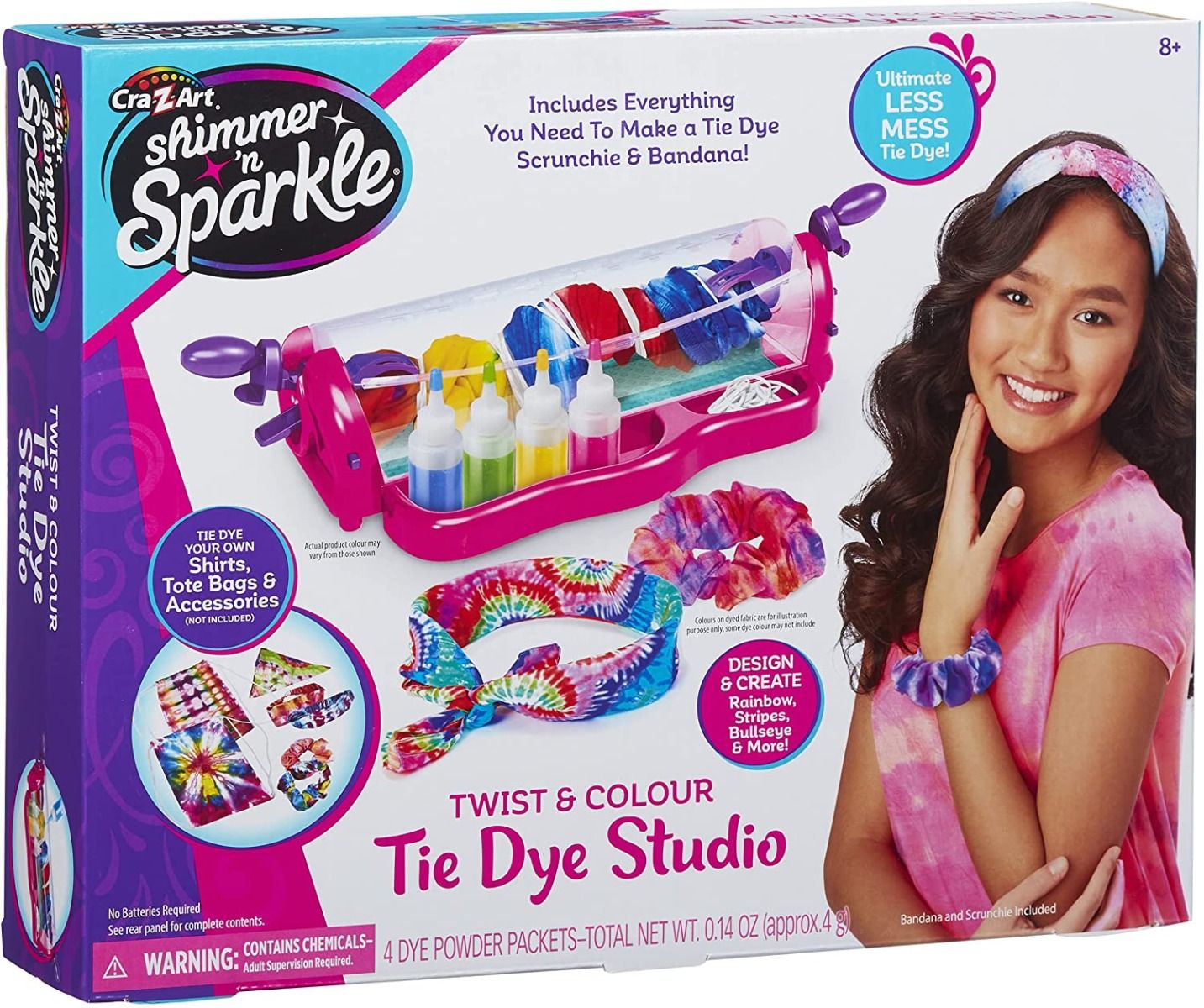 Shimmer N Sparkle Twist & Colour Tie Dye Studio 65542