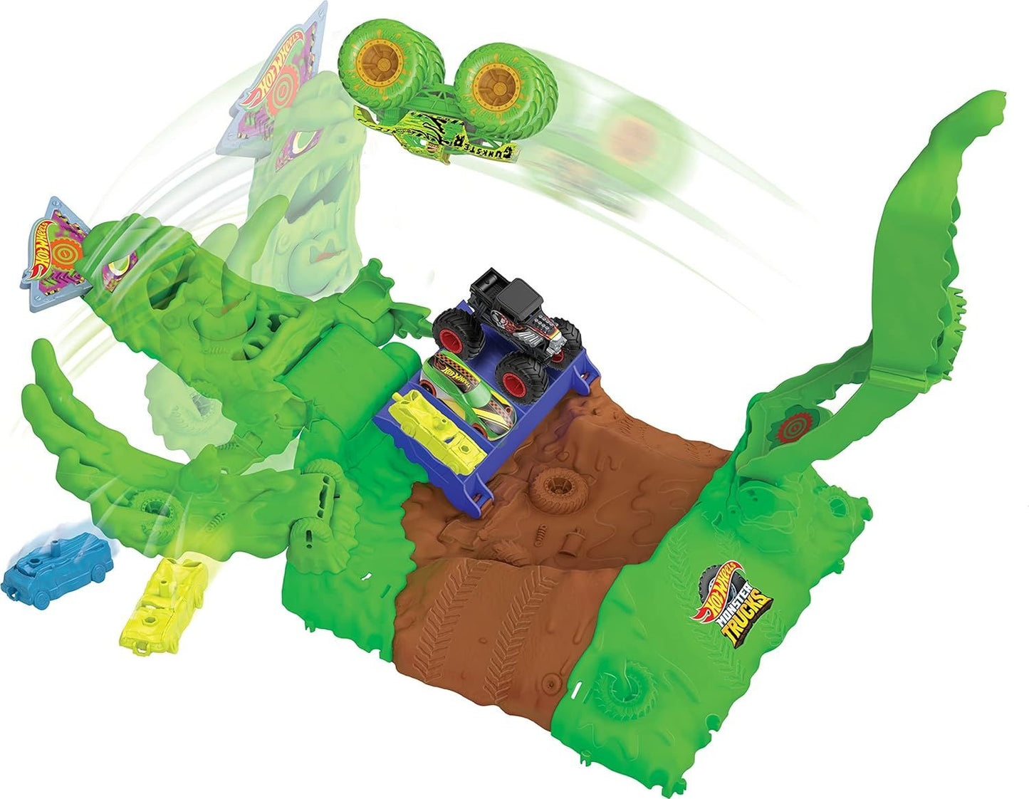 Hot Wheels Monster Trucks Arena Gunkster Ooze Battle HPN72