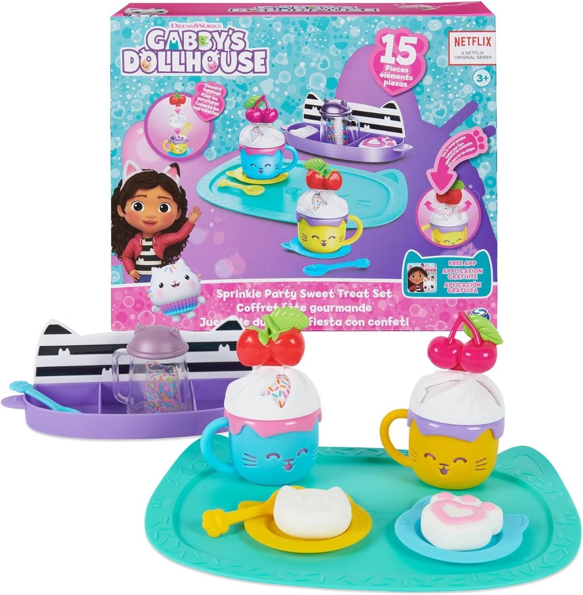 Gabby's Doll House Hot Cocoa Party Sweet Treat Set 6067216