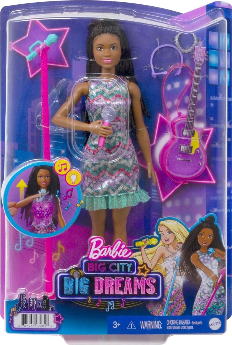 Barbie Big City Dreams Singing Brooklyn Doll GYJ22