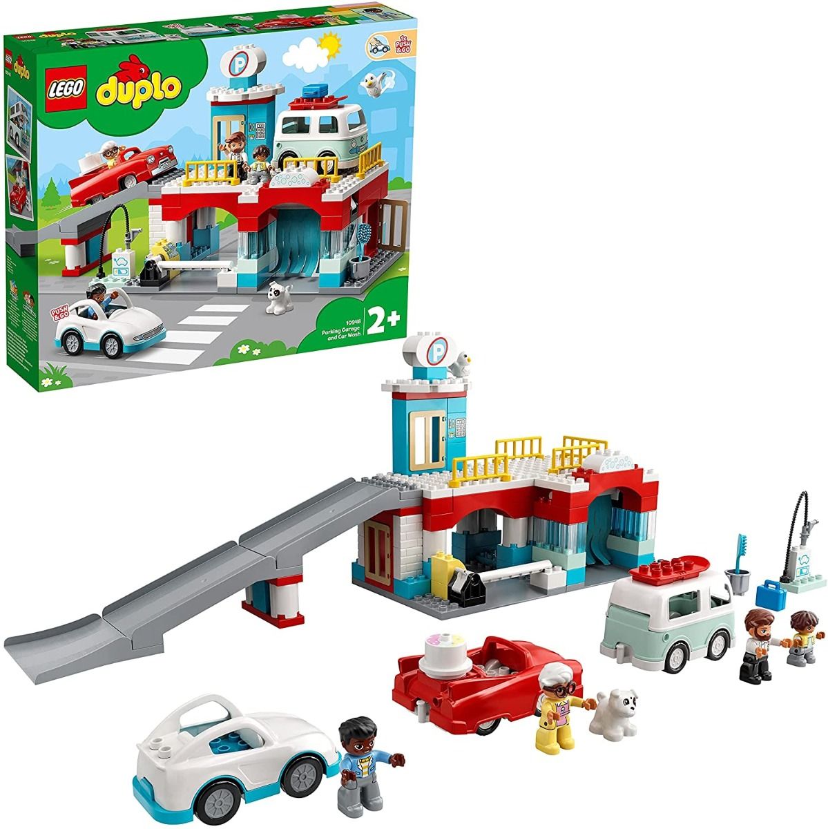 LEGO Parking Garage and Car Wash Set 10948