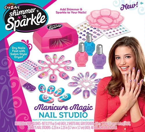 CraZart Shimmer & Sparkle Manicure Magic Nail Studio 12504