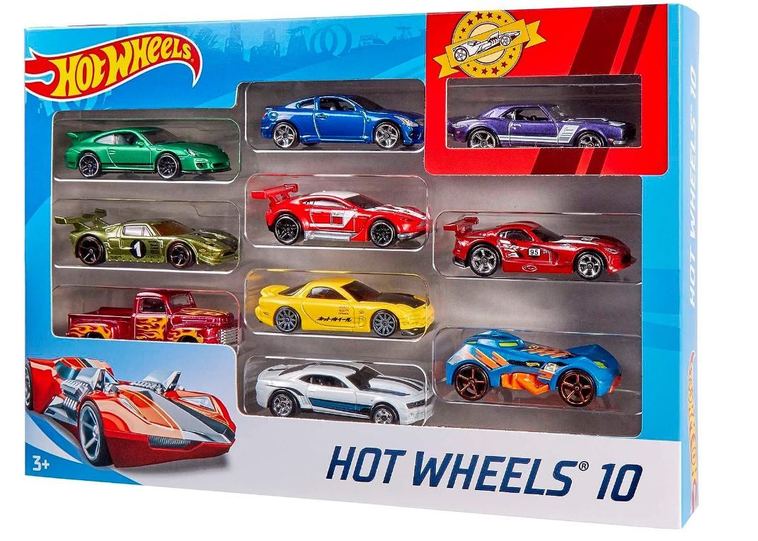 Hot Wheels 10 Pack Styles Assorted Cars 54886