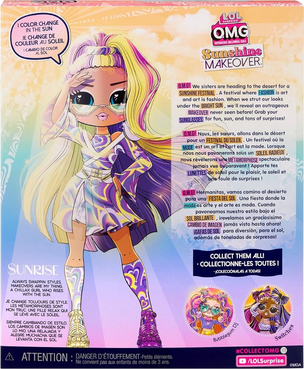 LOL Surprise! OMG Sunshine Makeover Fashion Doll - Sunrise MGA-589433