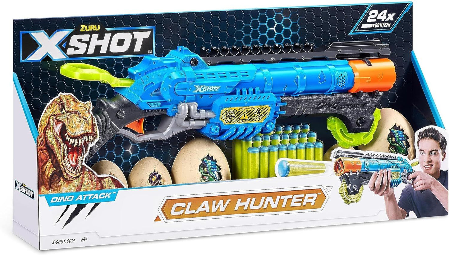 X-Shot Dino Attack Claw Hunter Foam Dart Blaster 4861