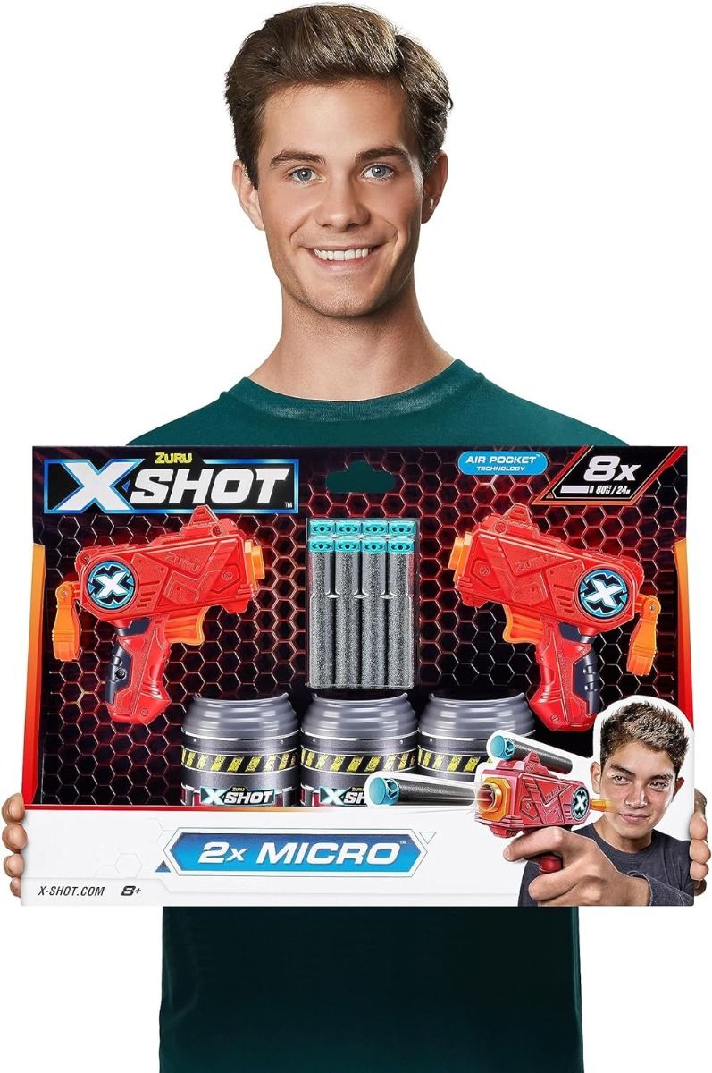 X-Shot Excel Double Micro Dart Gun Shootout Set