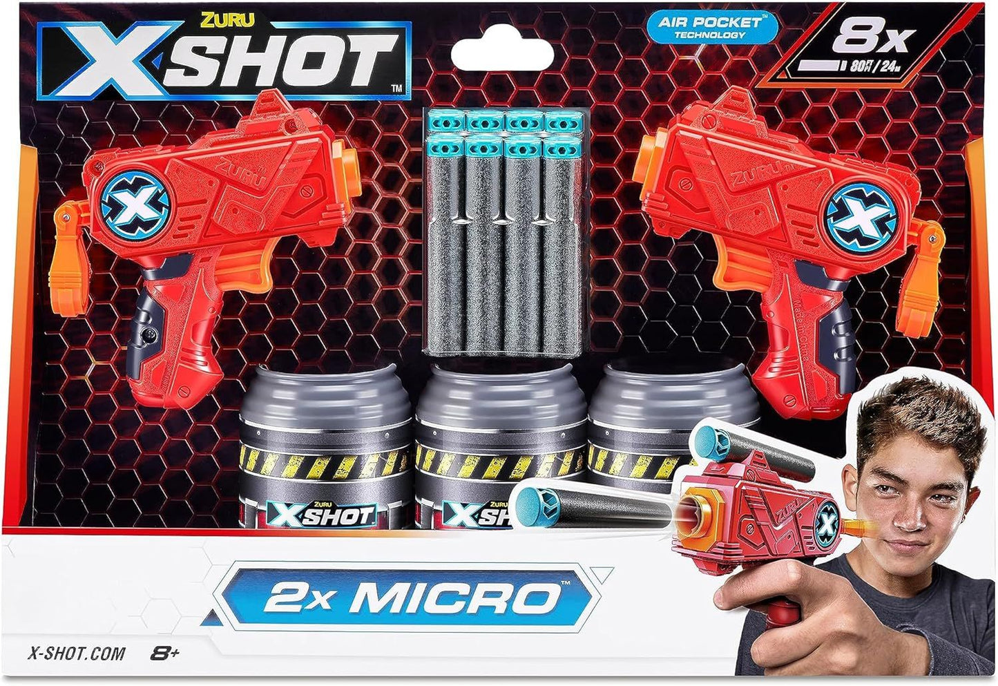 X-Shot Excel Double Micro Dart Gun Shootout Set