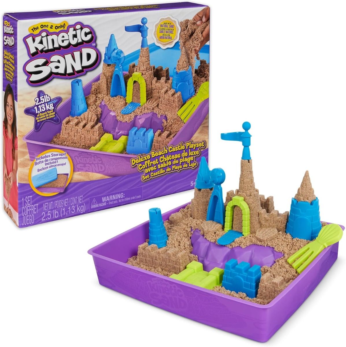 Kinetic Sand Deluxe Castle Playset 6067801