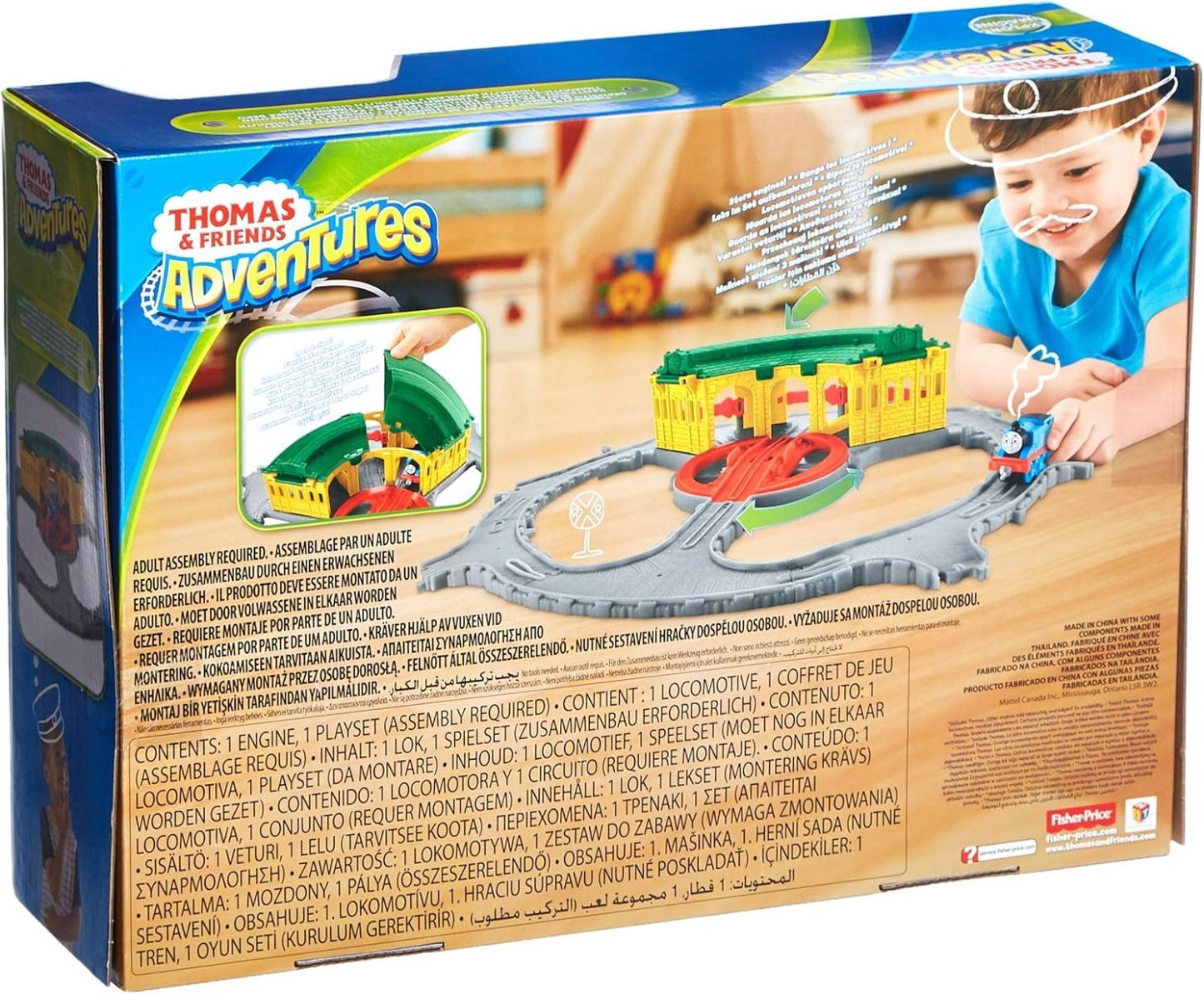 Fisher Price Thomas Adventures Tidmouth Sheds FTB63