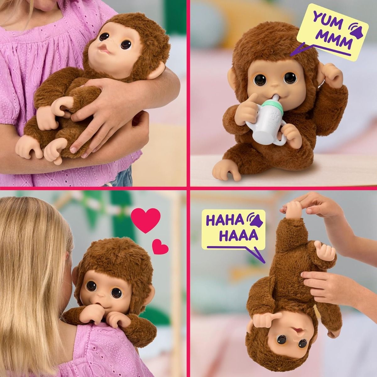 Little Live Pets My Baby Monkey Plush 26558